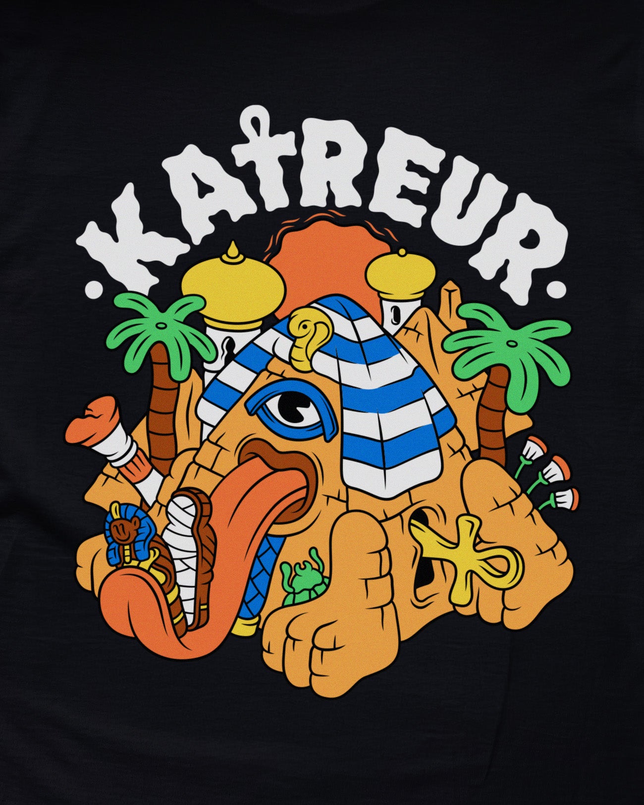 Egyptian Toy - T-Shirt Noir