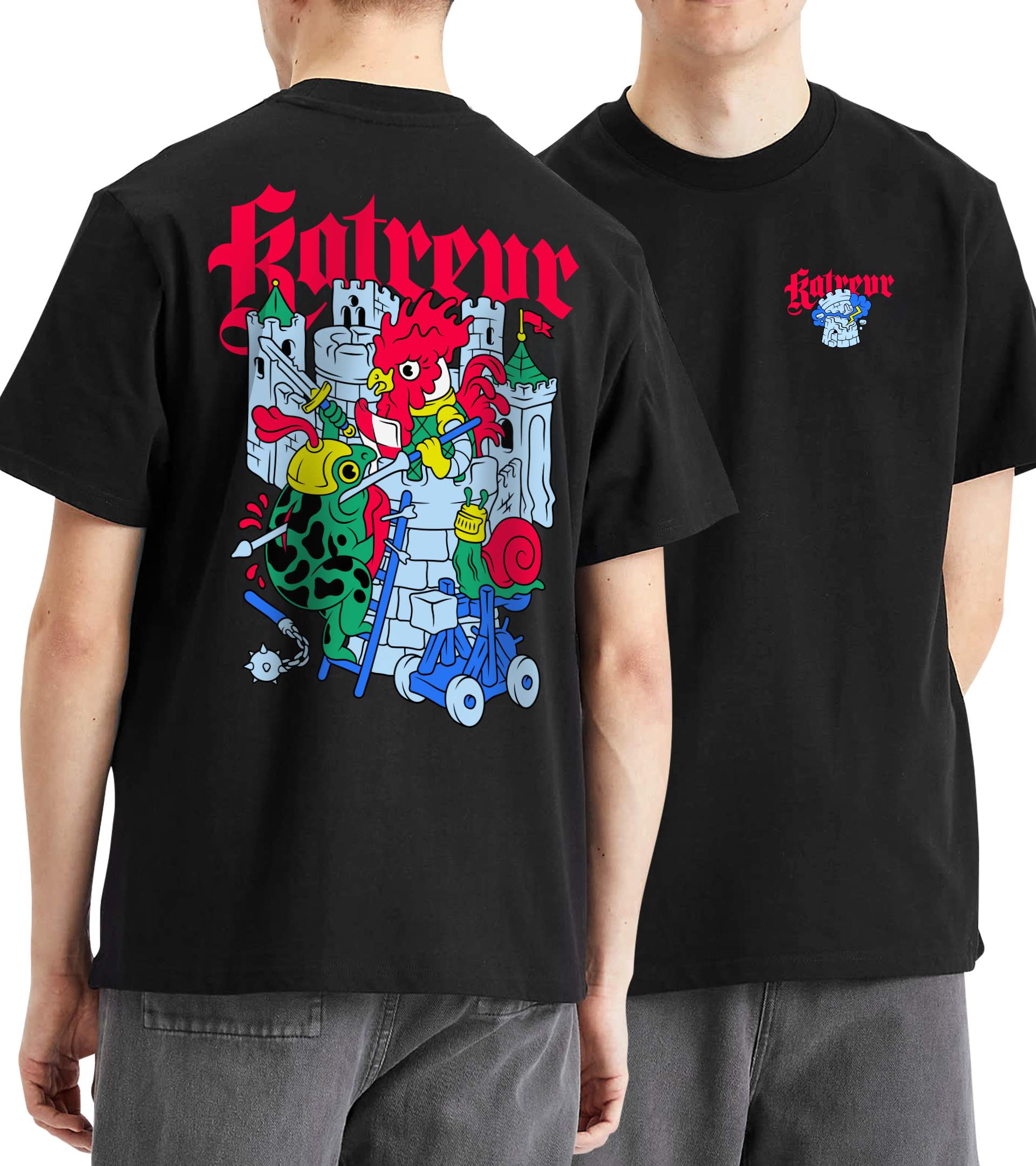 T-shirt Royal Kingdom - Black Katreur®